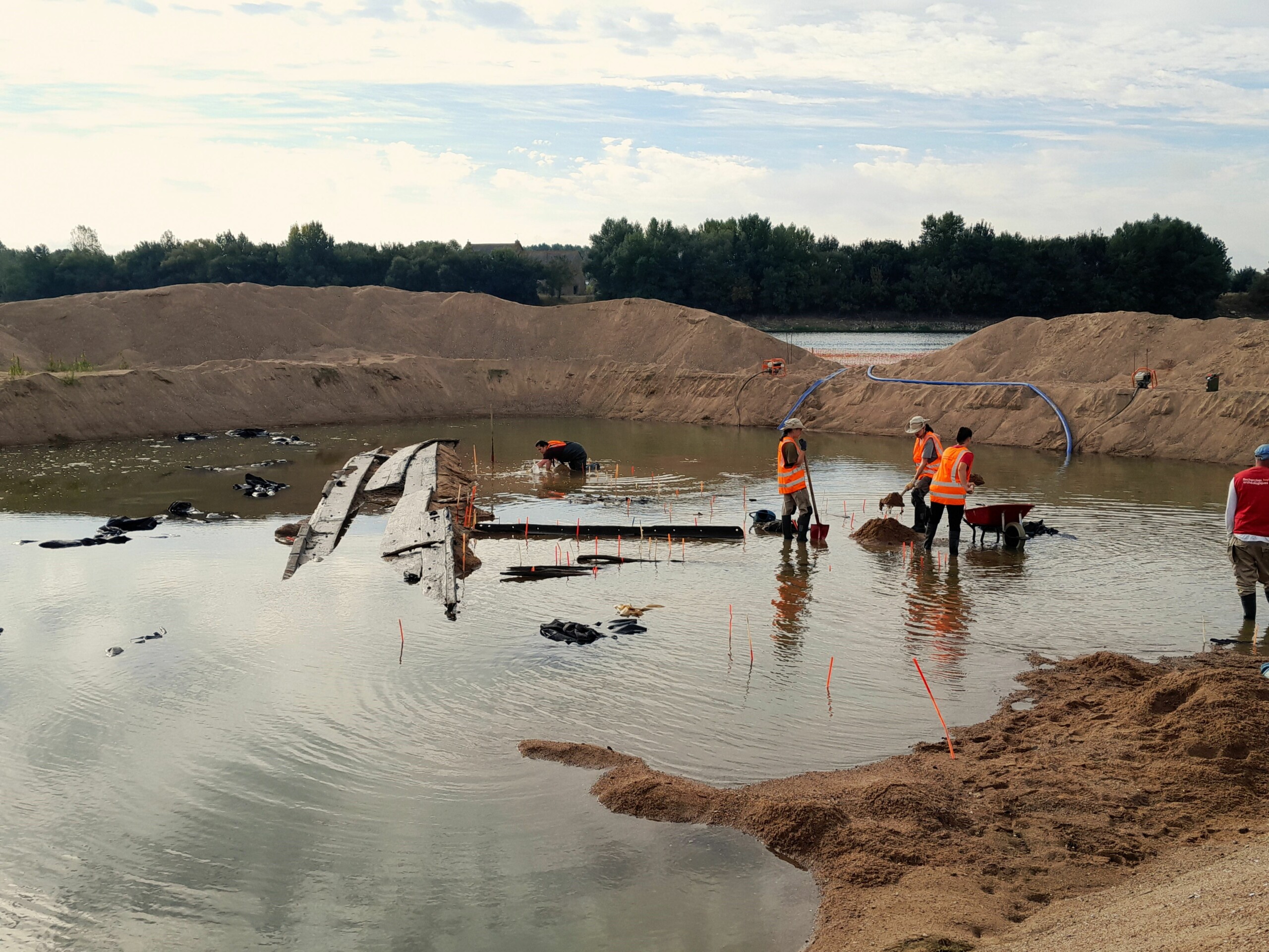 Fouille archéologique 2025 sur l'île Mouchet